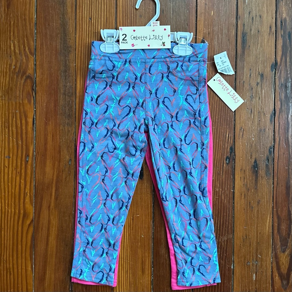 NWT Colette Lilly leggings set of 2 Sz S(4)